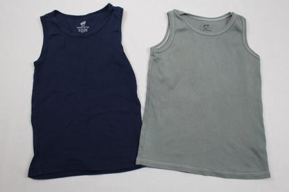 Set Zwei T-Shirts Ärmels Uni Bunte Kurze Hose Jungs 110/116