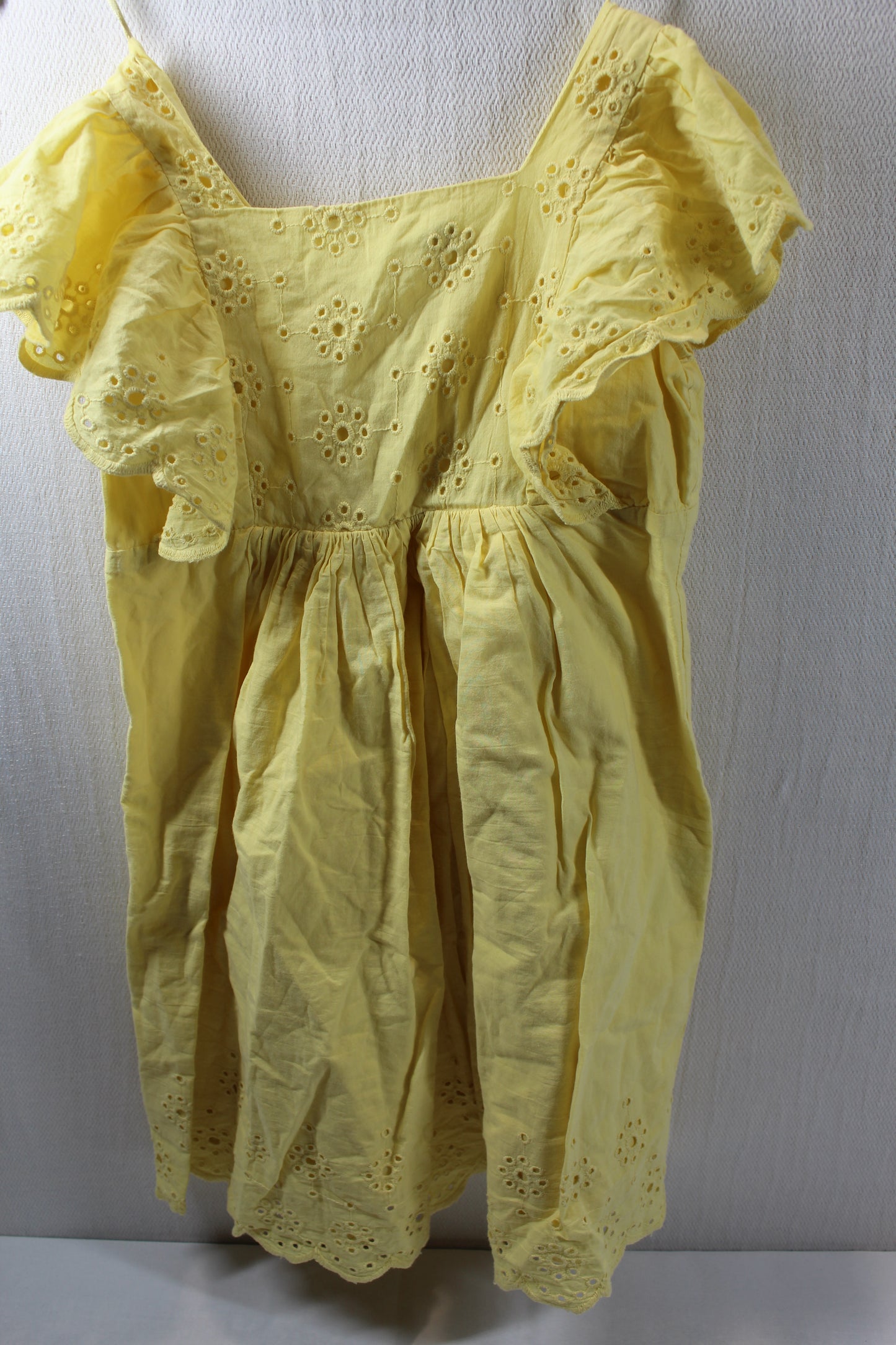Set Jumpsuit Schwarz Gelbes Leichtes Kleid Mädchen 122/128