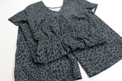 Set Jumpsuit Schwarz Gelbes Leichtes Kleid Mädchen 122/128