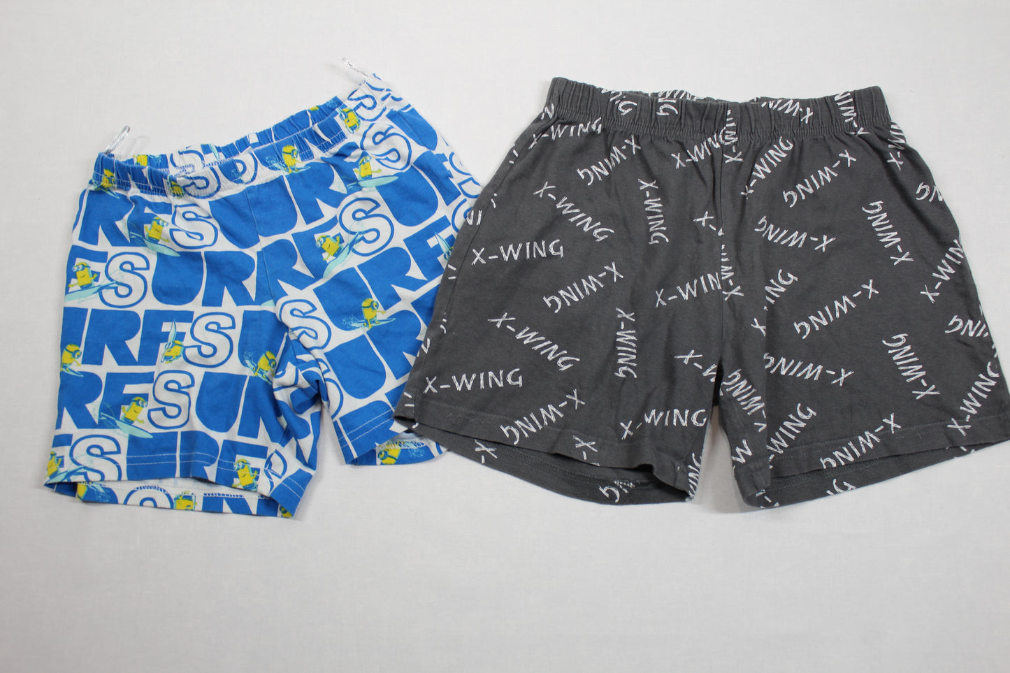 Set Kurze Hosen Motiv Blauweiß Grau Jungs 122/128