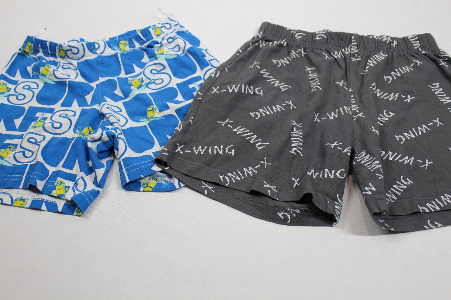 Set Kurze Hosen Motiv Blauweiß Grau Jungs 122/128