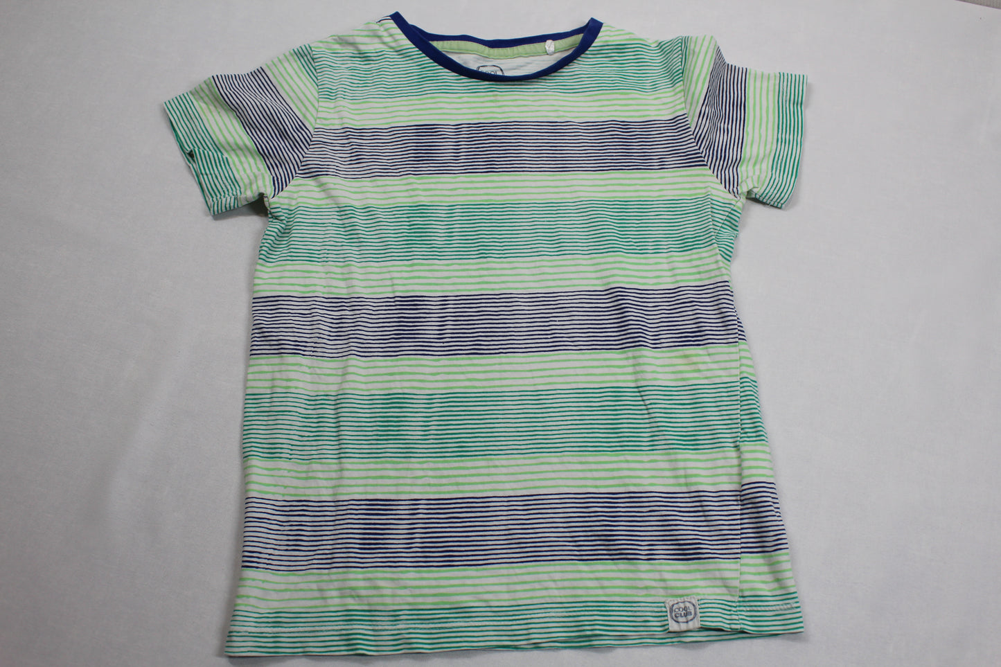 Set Uni T-Shirt Ärmellos T-Shirt Gestreift Jungs 122/128