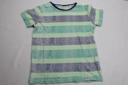 Set Uni T-Shirt Ärmellos T-Shirt Gestreift Jungs 122/128