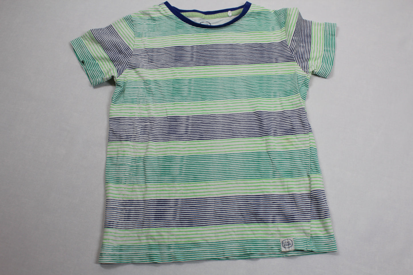 Set Uni T-Shirt Ärmellos T-Shirt Gestreift Jungs 122/128