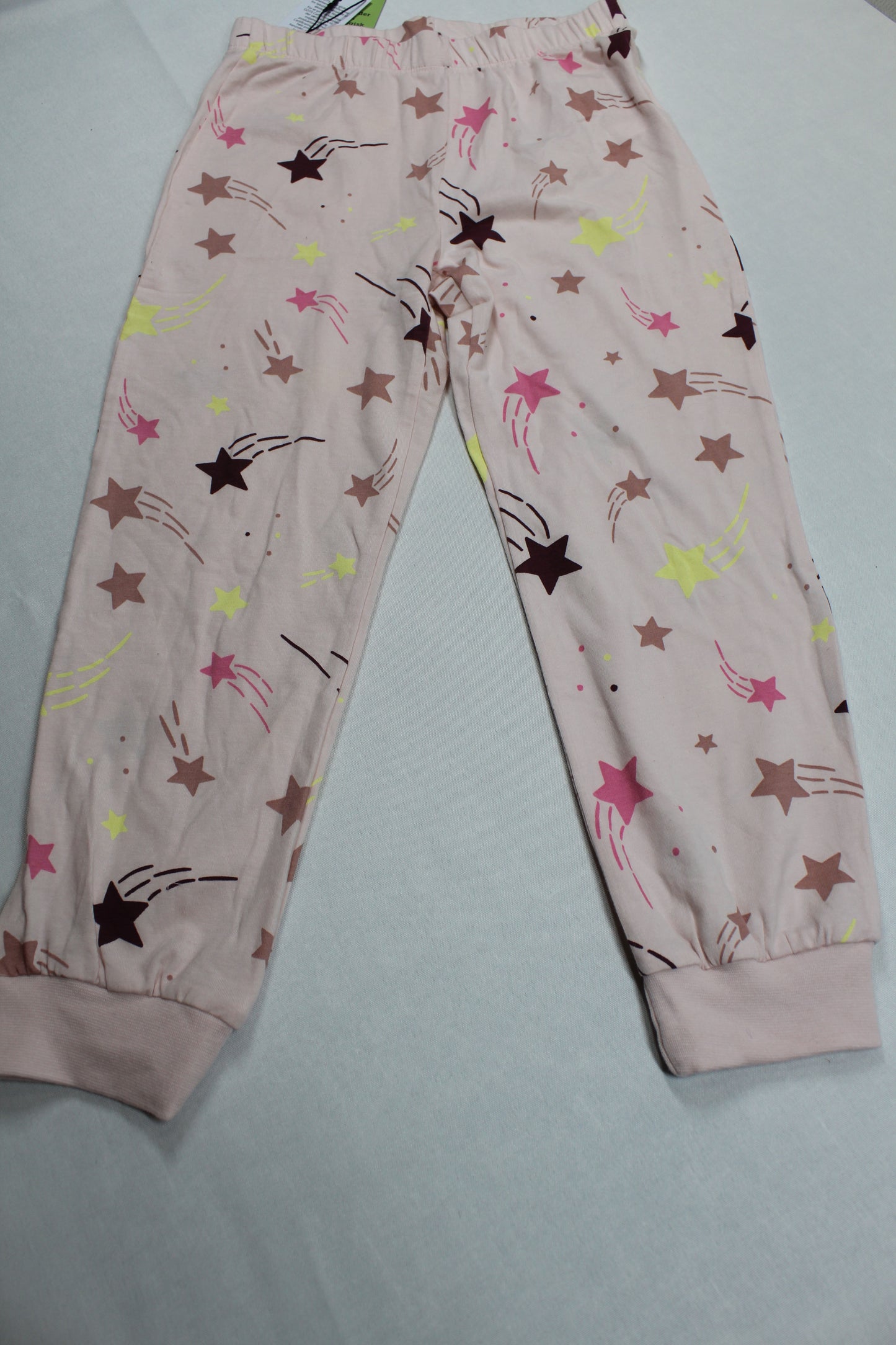 Leichter Schlafanzug Rosa Sterne Mädchen 98/104