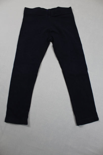Set Leggins Uni Schwarz Dunkelblau Mädchen 98/104