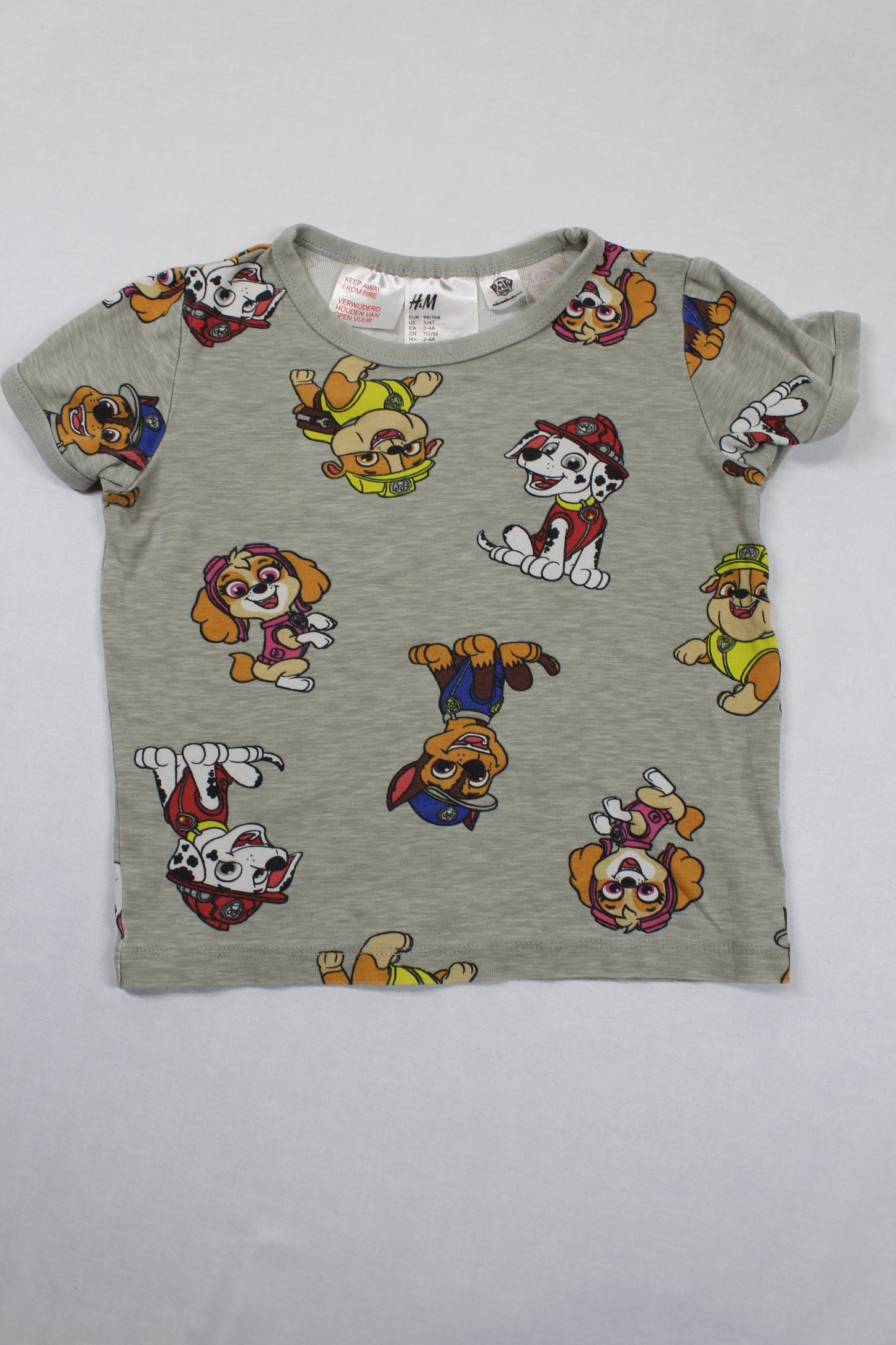 Dreierset T-Shirt Gestreift Motiv Jungs 98/104
