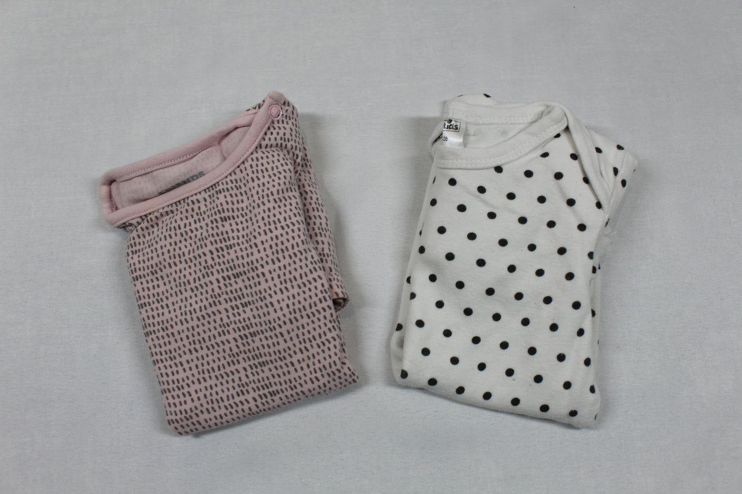 Set Bodys Weiß Rosa Mädchen 74/80