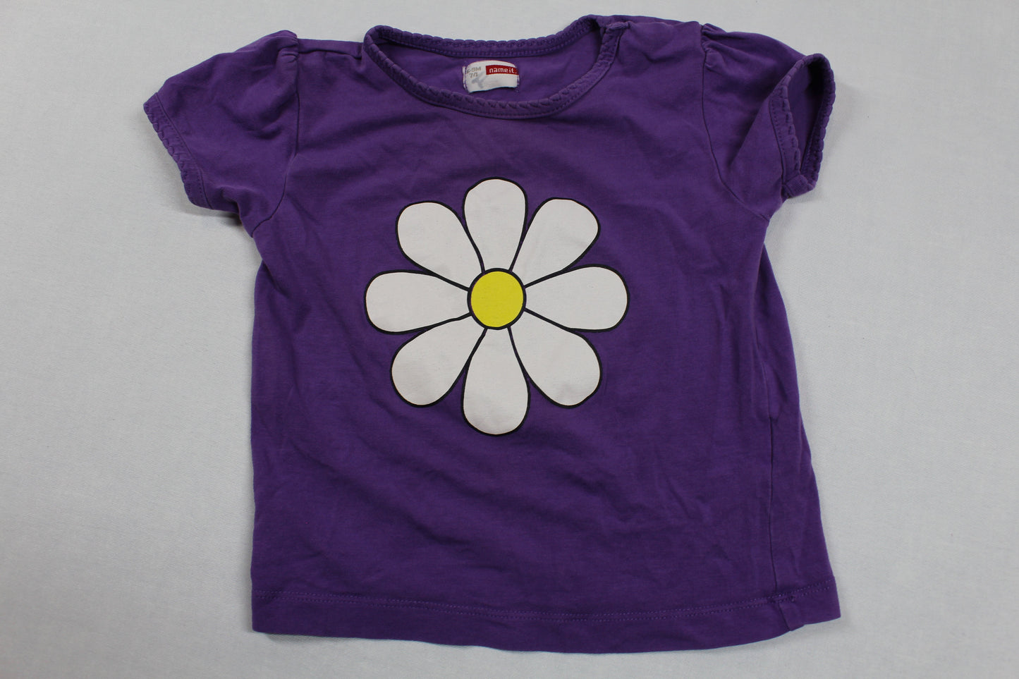 Set T-Shirt Motiv Rosarot Lila Mädchen 74/80