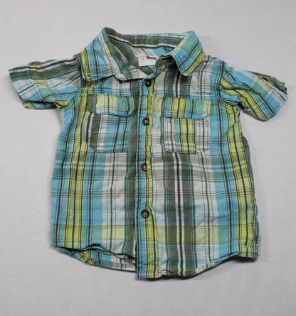 Set Hemd Bunt t-Shirt BlauMotiv Jungs 74/80