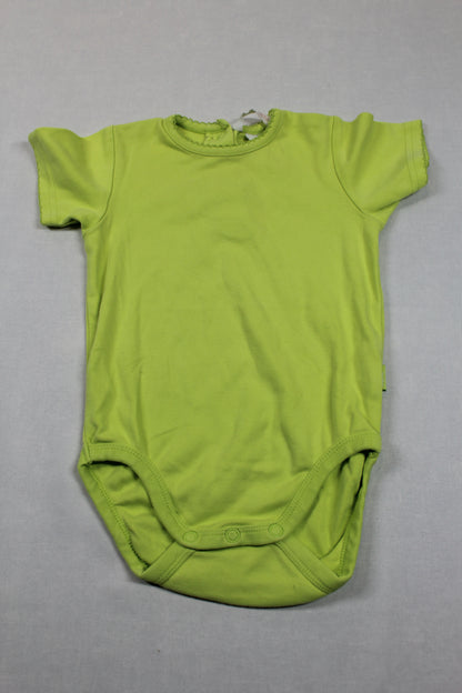 Set Bodys Uni Grün Grau Mädchen 80/86