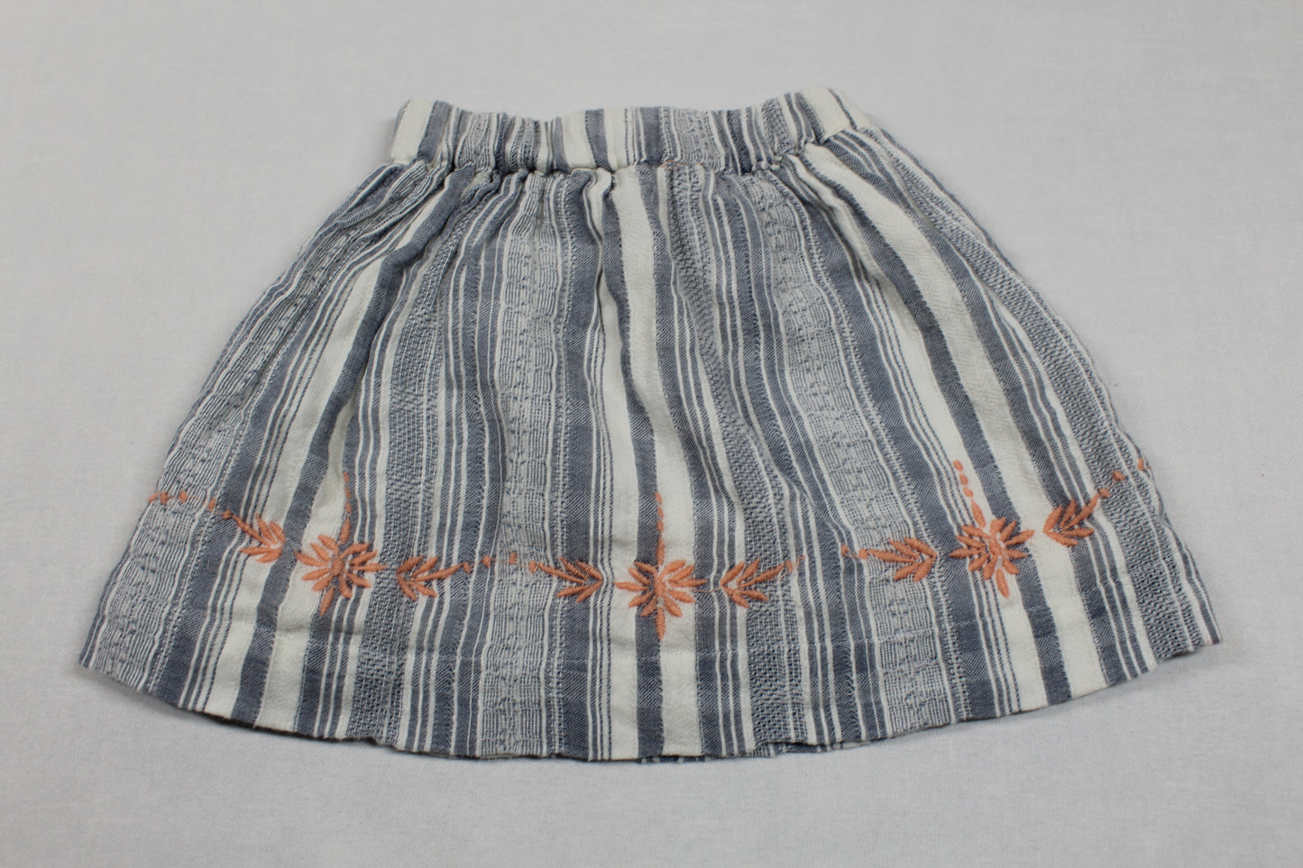 Set Kurzer Rock Gestreift Kurze Hose Gelb Mädchen 80/86