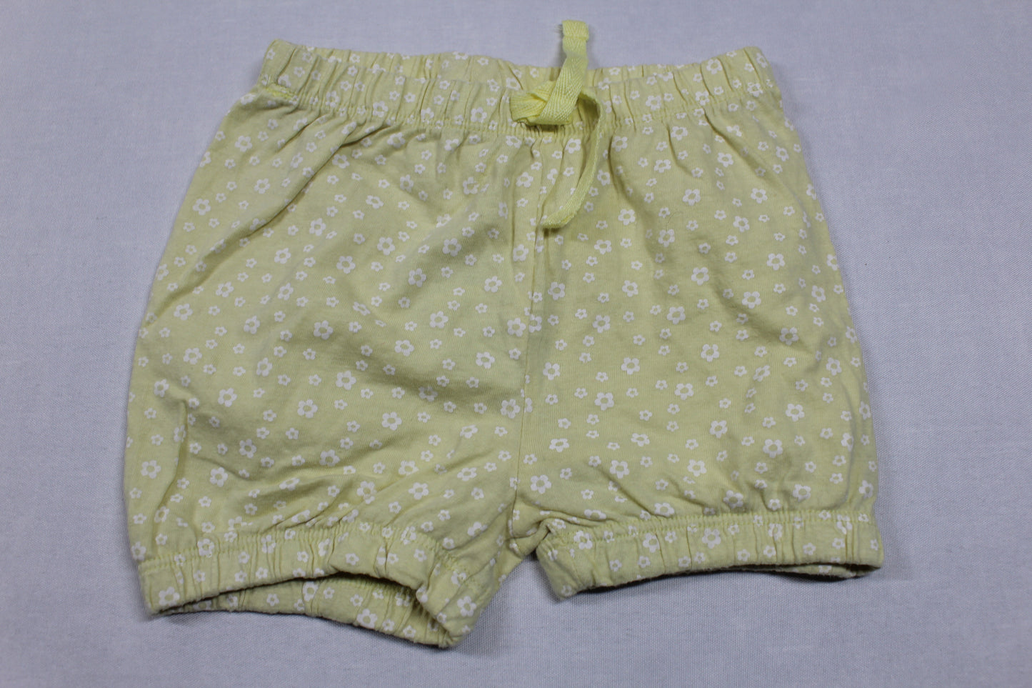 Set Kurzer Rock Gestreift Kurze Hose Gelb Mädchen 80/86