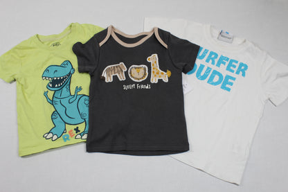 Set Stylische T-Shirts Motiv Jungs 80/86