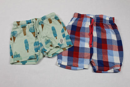 Set Farbenfrohe Kurze Hosen Jungs 80/86