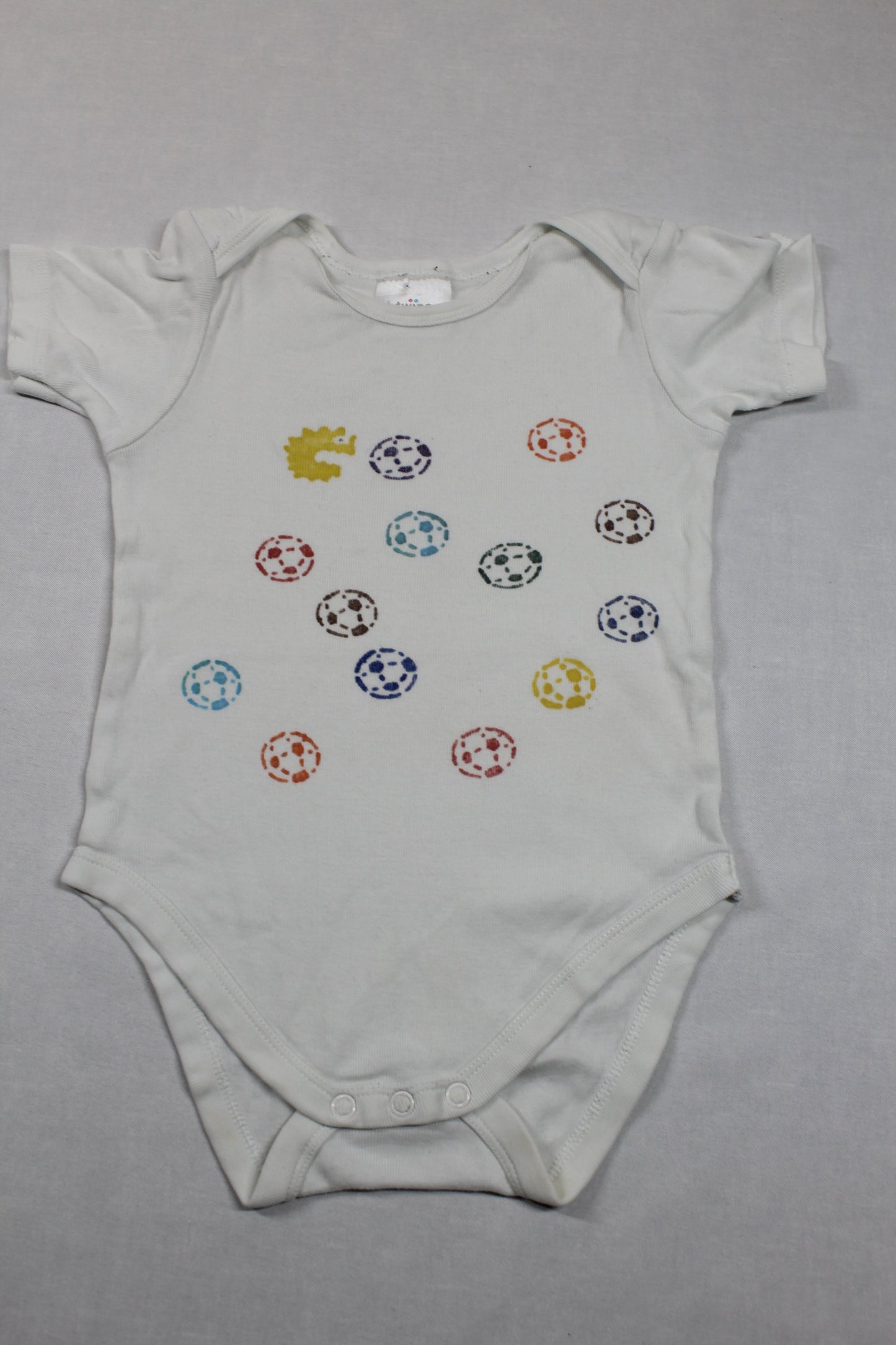 Set Bodys Grauweiß Jungs 80/86