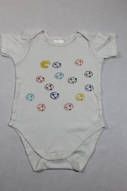 Set Bodys Grauweiß Jungs 80/86