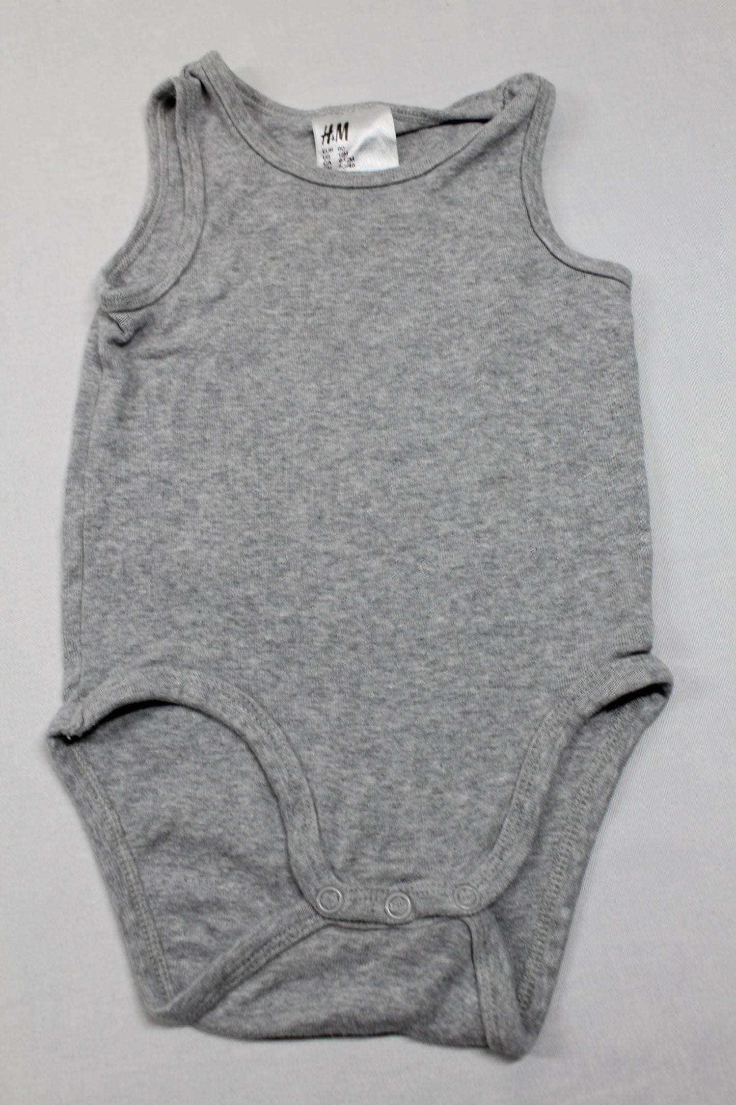 Set Bodys Grauweiß Jungs 80/86
