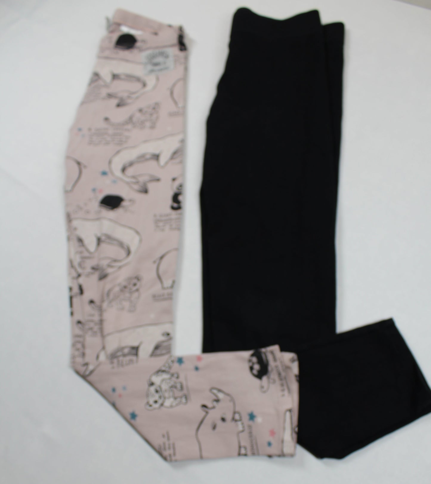 Set Leggins Schwarz MotivMädchen 134/140