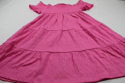 Schönes Dunkelrosa Kleid Mädchen 134/140