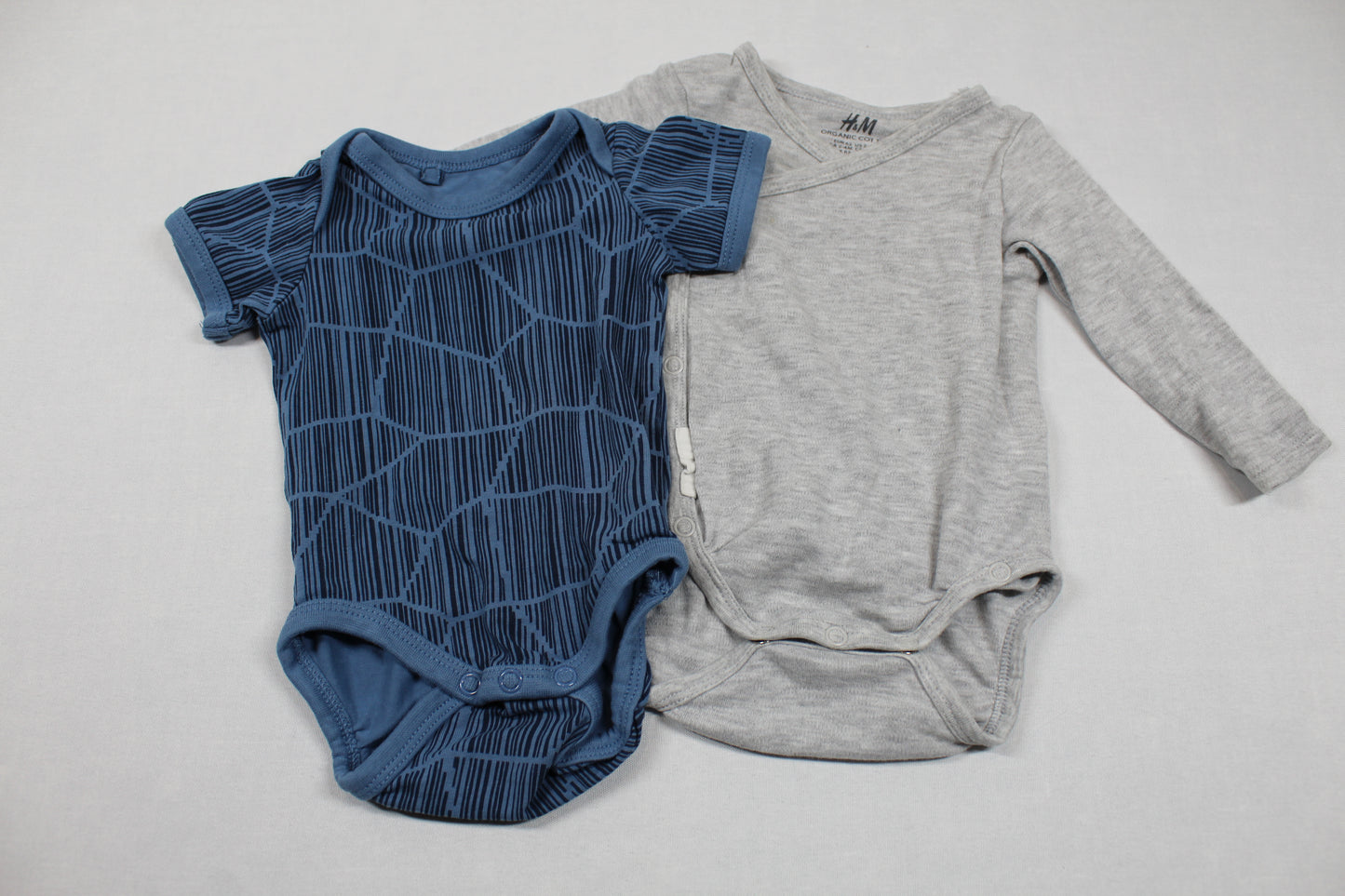 Set Bodys Blau Grau Jungs 62
