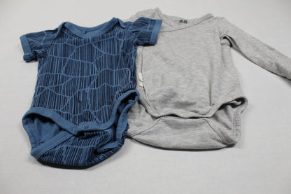 Set Bodys Blau Grau Jungs 62