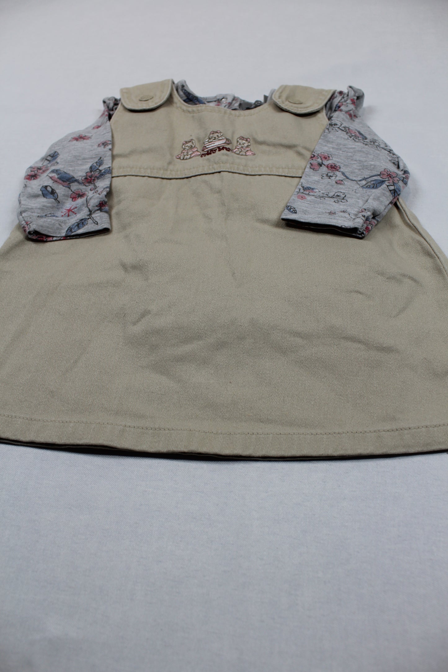 Set Uni Kleid T-Shirt Mädchen 62/68