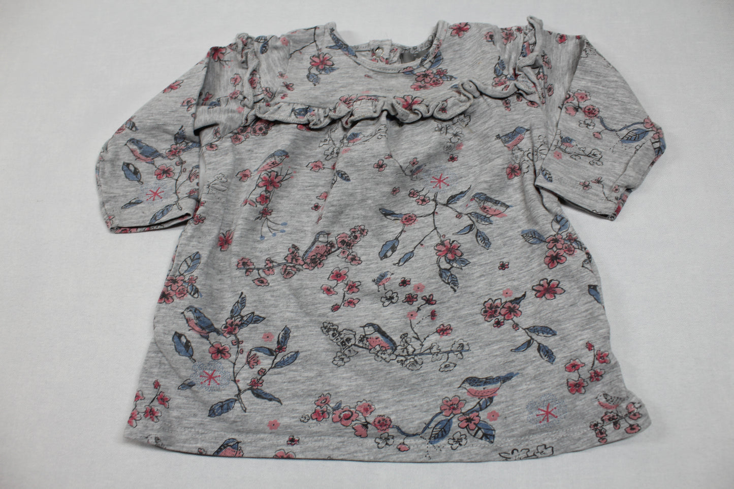 Set Uni Kleid T-Shirt Mädchen 62/68