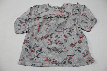 Set Uni Kleid T-Shirt Mädchen 62/68