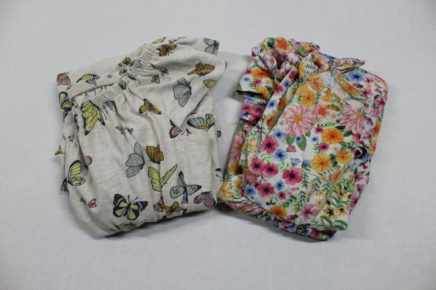 Set Blumenkleid Jumpsuit Schmetterling Motiv Mädchen 92/98