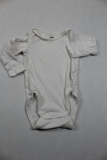 Set T-Shirt Grau Motiv Body Weiß Jungs 62/68