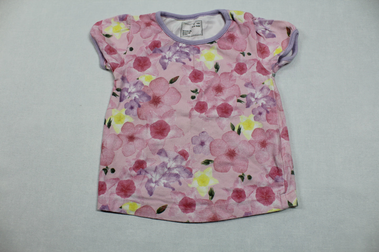 Set zwei T-Shirt Kurze Bluejeans Mädchen 62/68