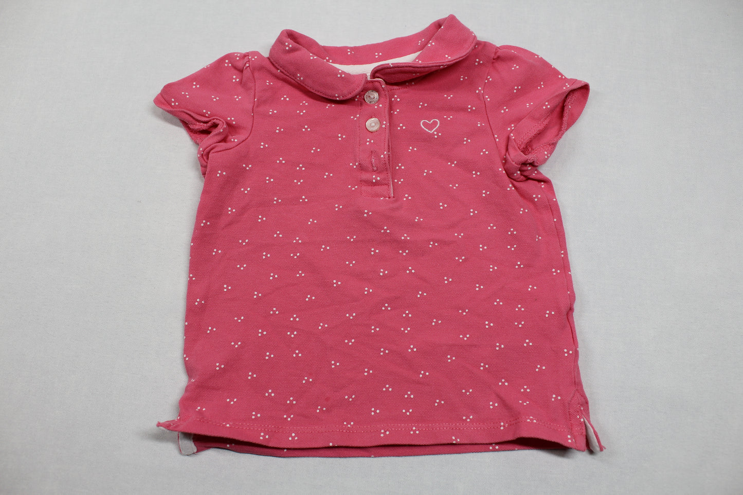 Set zwei T-Shirt Kurze Bluejeans Mädchen 62/68