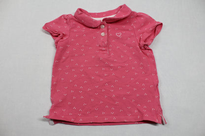 Set zwei T-Shirt Kurze Bluejeans Mädchen 62/68