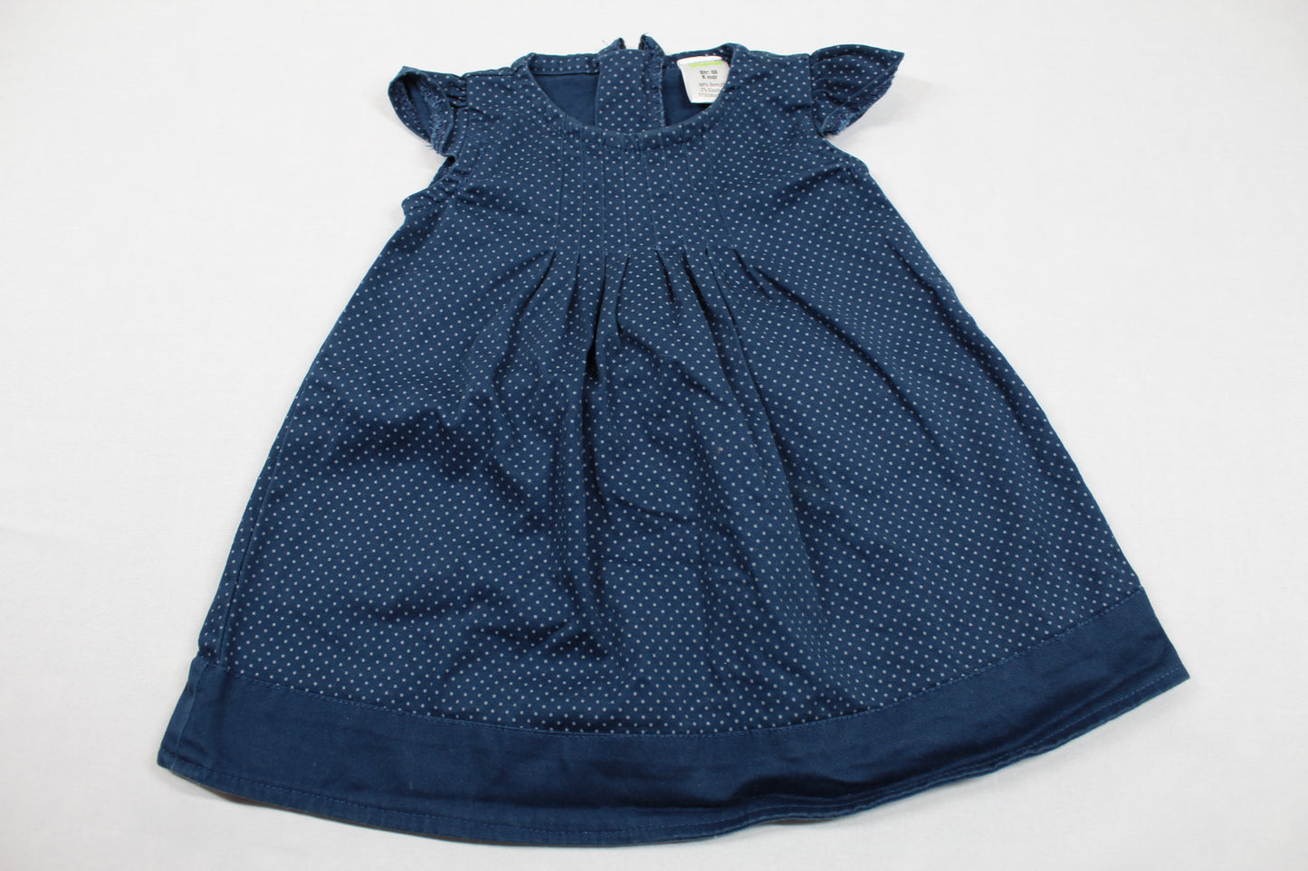 Blau Gepunktet Kleid Mädchen Mädchen 68
