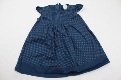Blau Gepunktet Kleid Mädchen Mädchen 68