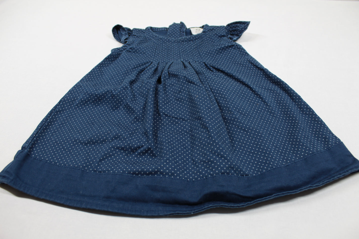 Blau Gepunktet Kleid Mädchen Mädchen 68