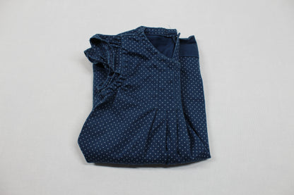 Blau Gepunktet Kleid Mädchen Mädchen 68