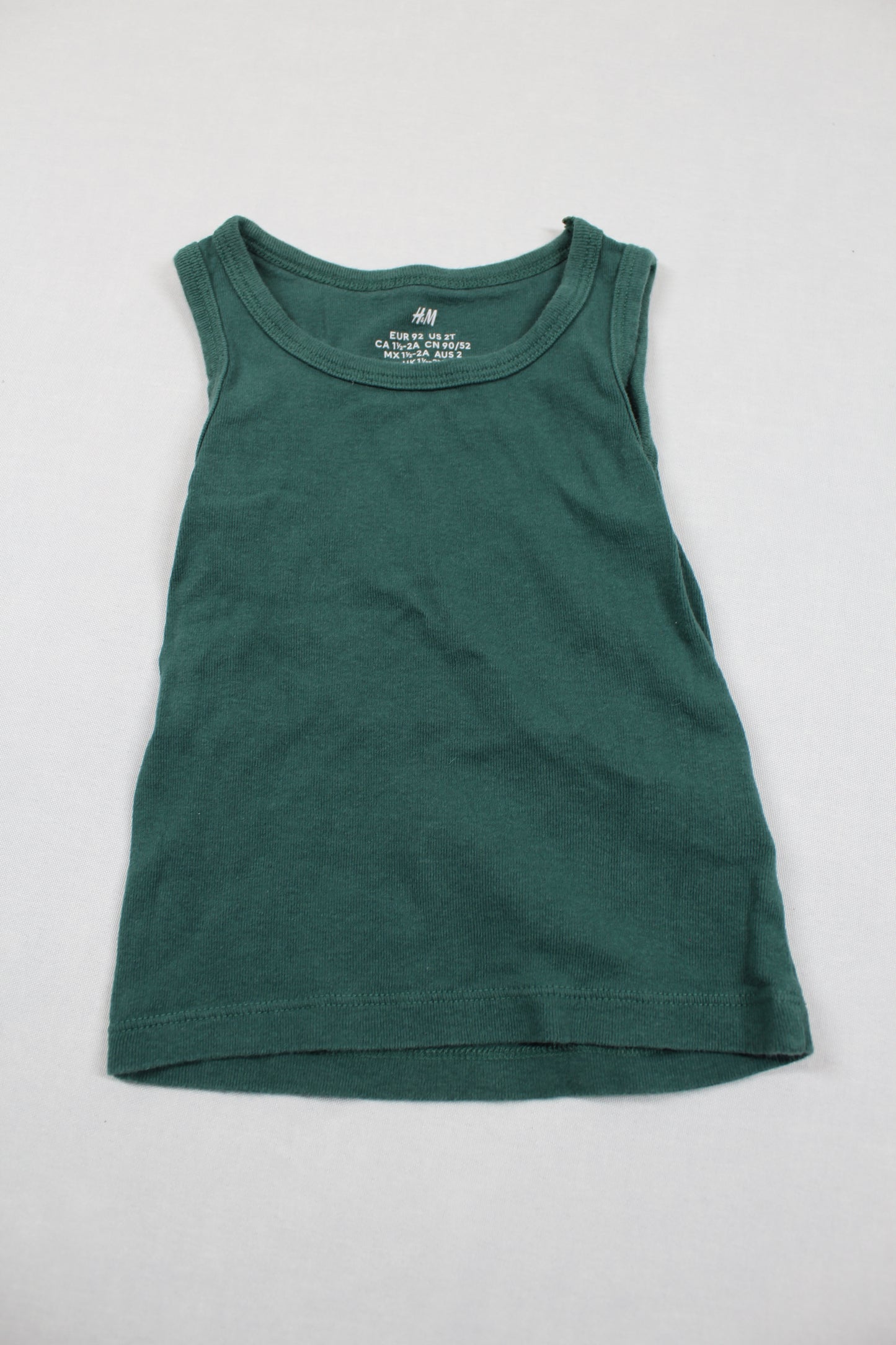 Set Grün T-Shirt Kurze Hose Motiv Jungs 92