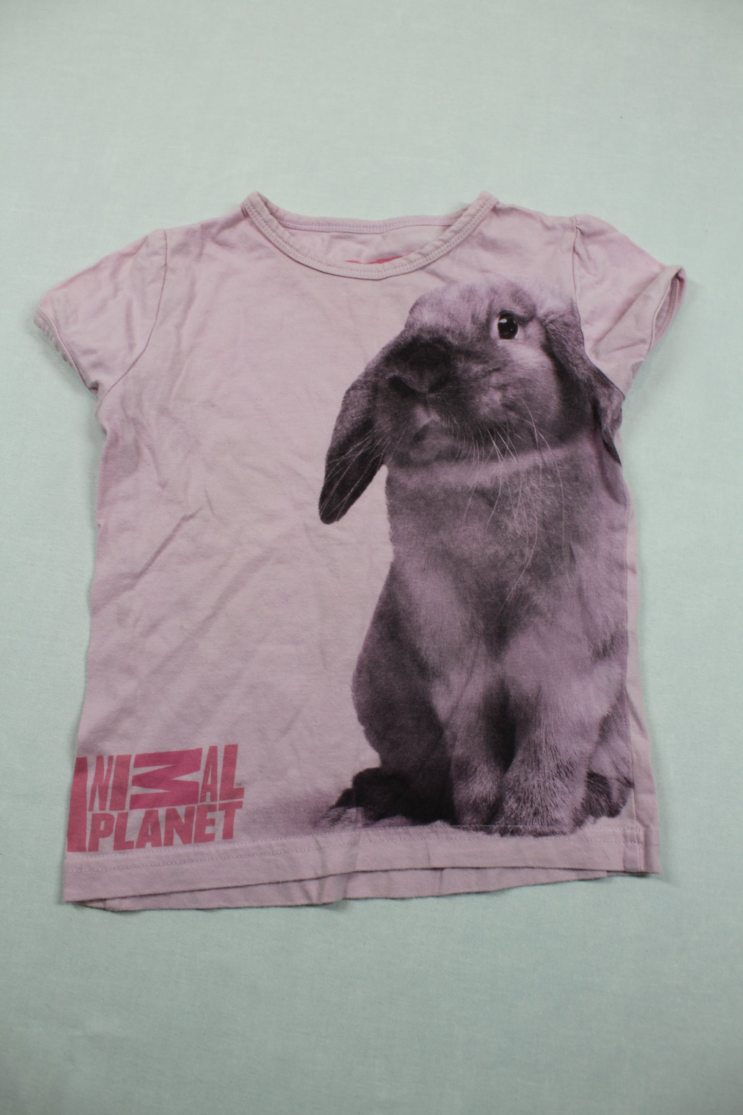Set Rosa Shirt Motiv  Gestreifte Kurze Hose Mädchen 92