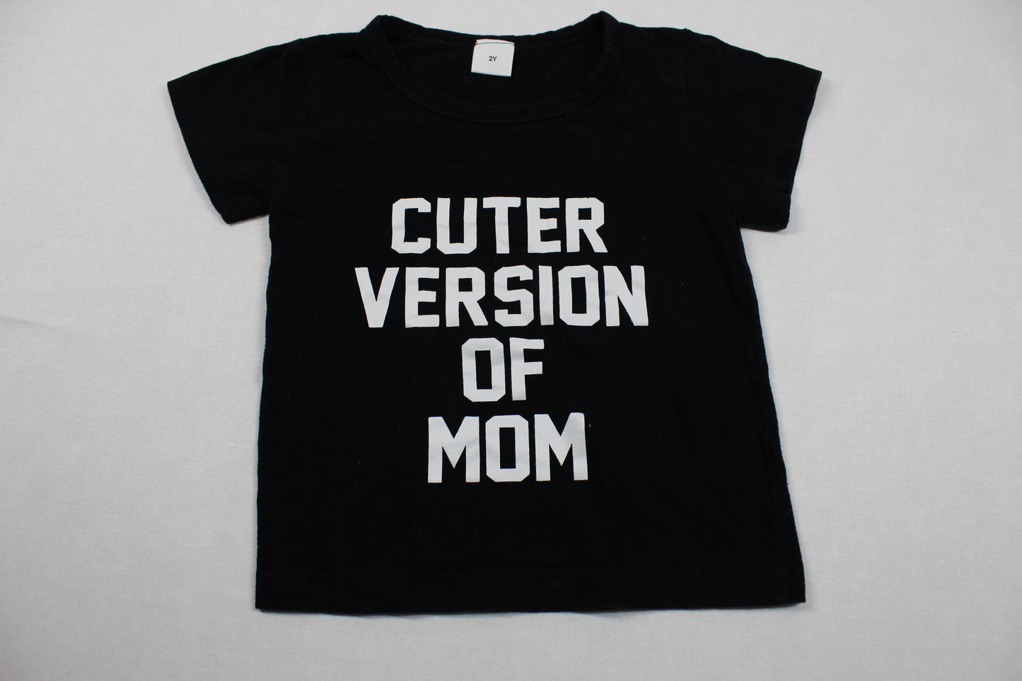 Set Schwarze T-Shirt Motiv Kurzer Rock Mädchen 92