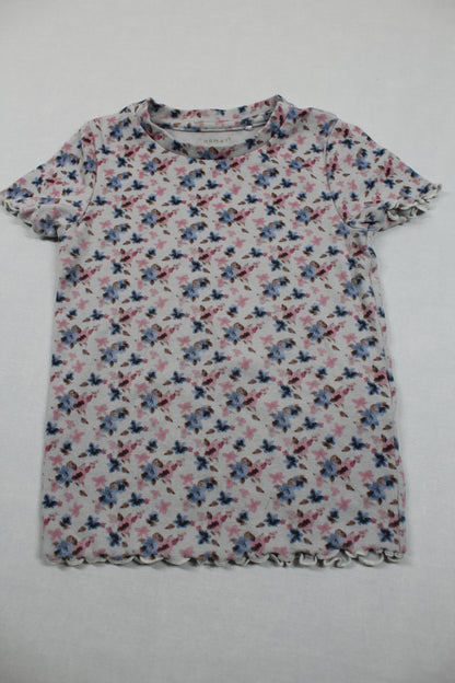 Set SchmetterlingT-Shirt Bluejeans Kurz Mädchen 92