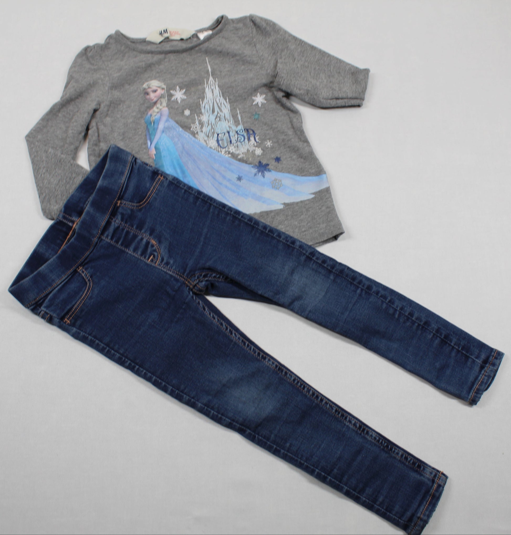 Set T-Shirt Motiv Elsa Bluejeans Mädchen 92