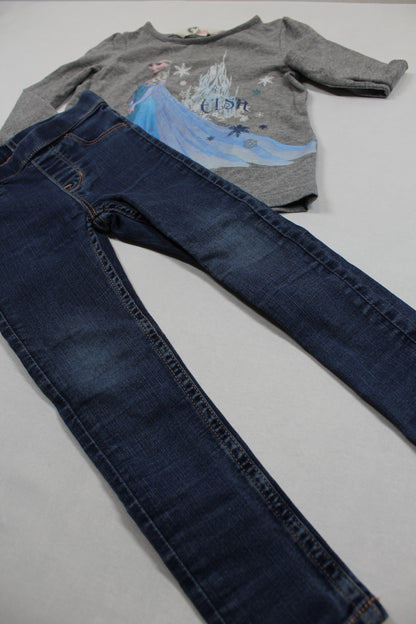 Set T-Shirt Motiv Elsa Bluejeans Mädchen 92