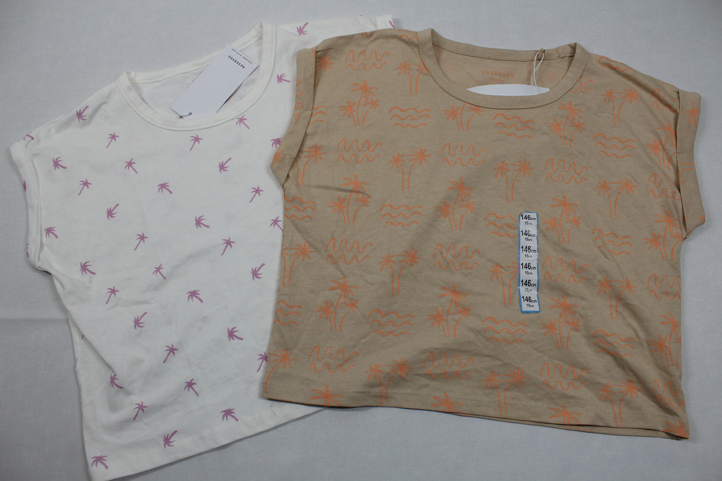 Set leichte Sommerkleider T-Shirt Mädchen, sehr gefragt 146/152