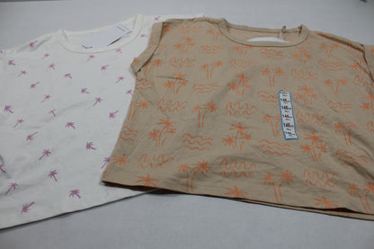 Set leichte Sommerkleider T-Shirt Mädchen, sehr gefragt 146/152