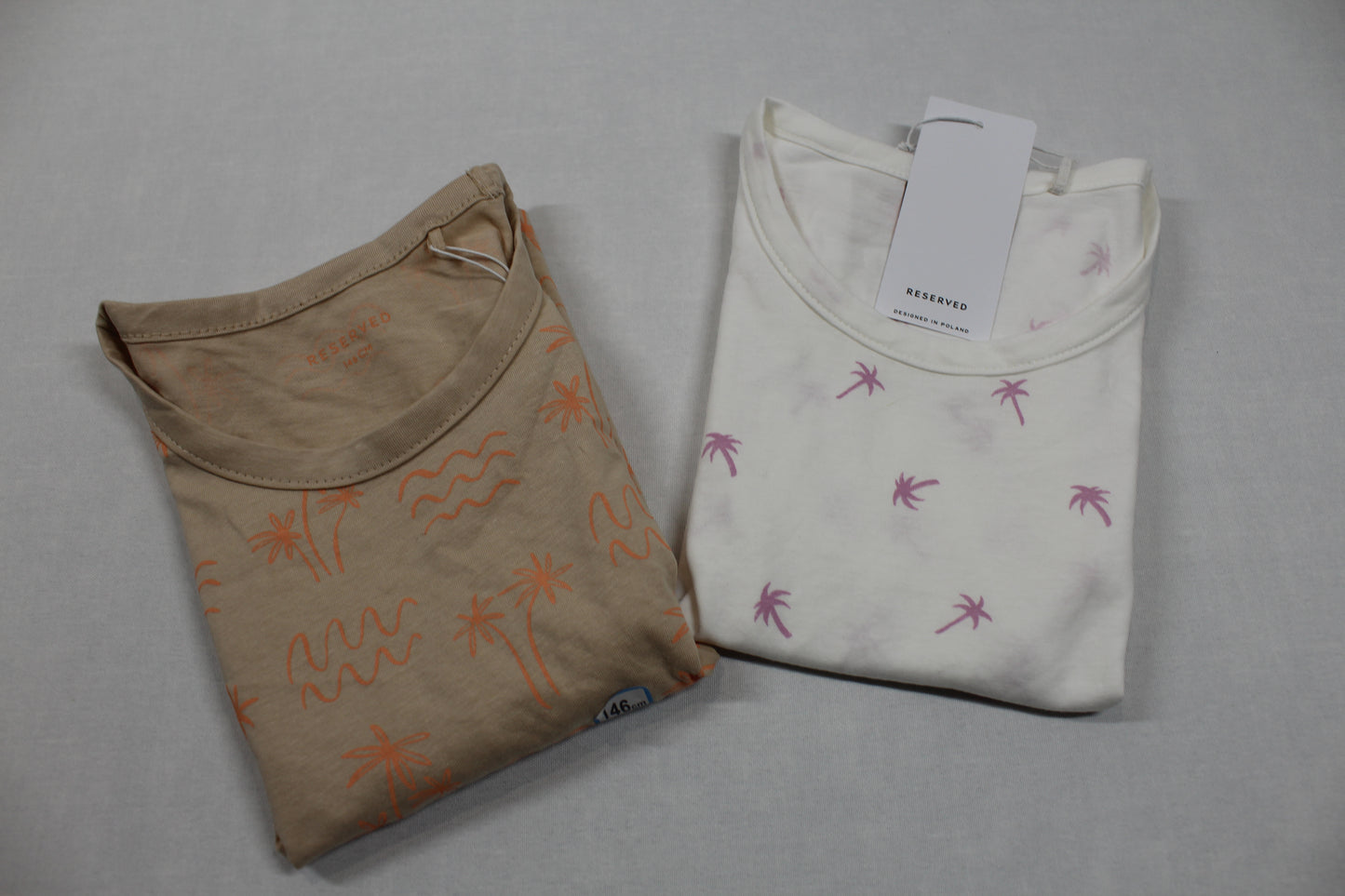 Set leichte Sommerkleider T-Shirt Mädchen, sehr gefragt 146/152