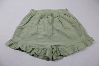 Set Sommerkleider, sehr gefragt T-Shirts Kurze grüne Hose Mädchen 146/152