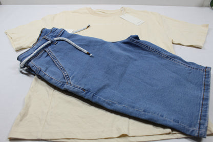 Set Sommerkleider Bluejeans T-Shirt ,sehr gefragt Jungs 146/152