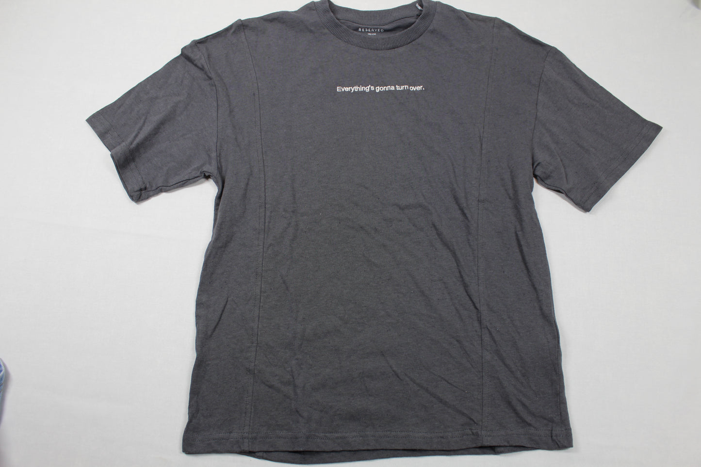 Sommerset kurze Bluejeans graues T-Shirt Jungs 146/152